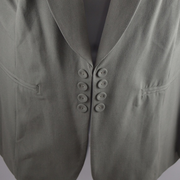 Stoosh Military Inspired Army Green Blazer - Picture 4 of 8